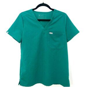 Figs Hunter Green Scrub Top
